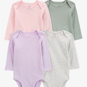 Carter’s Pastel Baby Bodysuit Set